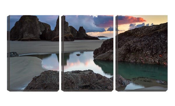 Quadro Decorativo 80x140 lagoinha na praia - 2