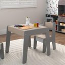 Ver imagem 2 de Jogo de Mesa e 2 Cadeiras Infantil Honduras Cinza