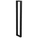 Ver imagem 3 de Puxador Inox U Para Porta Pivotante Preto Fosco 1.50 metro