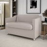 Namoradeira Bia Sofá Confortável – Balaqui Decor Cor:Bege - 1