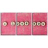 Quadro Decorativo 68x126 i love you na parede - 1