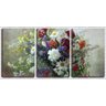 Quadro Decorativo 68x126 vaso de flores coloridas - 1