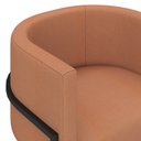 Ver imagem 4 de Poltrona Estofada Oregon Preto Fosco/suede Terracota - M. Arapongas Preto Fosco/suede Terracota