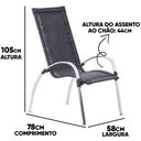 Ver imagem 4 de Jogo de Mesa em Alumínio para Área Externa Interna e Mesa de Centro Garden Trama