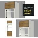 Ver mais imagens de Armário de Cozinha Completa 270cm Branco/rustic Stella Madesa 09 Branco/rustic