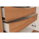 Ver imagem 4 de Guarda Roupa 6 Portas e 6 Gavetas C/ Pés Leblon Nature - Henn
