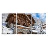 Quadro Decorativo 68x126 casa de maneira na neve - 1