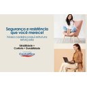 Ver imagem 7 de Kit 4 Cadeiras Sala Jantar Hug 1749 4 Uni Rose/linho Areia/courano Caramelo - Carraro