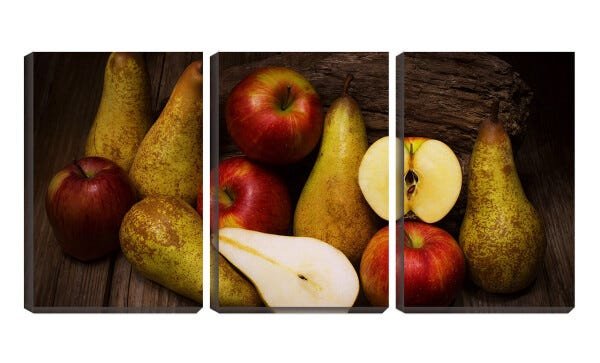 Quadro Decorativo 68x126 frutas na mesa natureza morta - 1