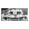 Quadro Decorativo 68x126 frente de carro velho pb - 1