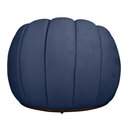 Ver imagem 4 de Poltrona Concha C/ Almofada no Veludo Azul Marinho - Belliv Decor