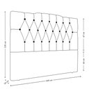Ver imagem 5 de Cabeceira para Cama Box Casal 140 Cm Amanda Corino Branco I02 - D'Rossi