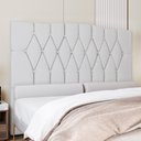 Ver imagem 2 de Cabeceira para Cama Box Casal 140 Cm Amanda Corino Branco I02 - D'Rossi