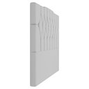 Ver imagem 4 de Cabeceira para Cama Box Casal 140 Cm Amanda Corino Branco I02 - D'Rossi