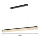 Ver imagem 3 de Lustre Pendente Astraled Kiwo Pl-9753 Preto Led Bivolt