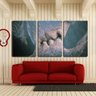 Quadro Decorativo 68x126 o beijo entre fios - 2