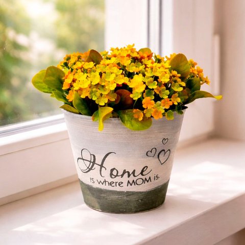 Arranjo Artificial Planta Decoração Centro Mesa Jardim 15cm