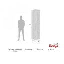 Ver imagem 3 de Guarda-Roupa Modulado 1 Porta 3 Gavetas 45cm Supreme Robel