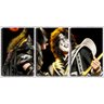 Quadro Decorativo 55x110 integrantes banda kiss - 1