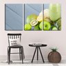 Quadro Decorativo 55x110 frutas e suco de kiwi - 2