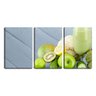 Quadro Decorativo 55x110 frutas e suco de kiwi - 1
