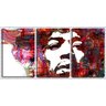 Quadro Decorativo 55x110 arte desenho jimi hendrix - 1