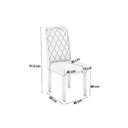 Ver imagem 2 de Cadeira de Cozinha 2cad152ea Kit 4 Un Eucalipto Suede Marrom A033