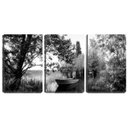 Ver imagem 1 de Quadro Decorativo 55x110 barco entre folhas no rio pb