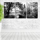 Ver imagem 2 de Quadro Decorativo 55x110 barco entre folhas no rio pb