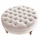 Ver imagem 1 de Puff Amara 70 cm Suede SLK Decor Amarelo