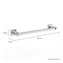 Ver imagem 4 de Porta Toalha Barra 30cm Quadratta Cromado 2040.c83.030 Deca