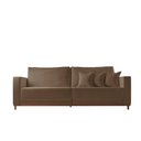 Ver imagem 6 de Sofá Djon 02 Módulos de 100cm B20cm Meu Sofá Online B016 Veludo Marrom