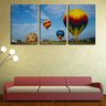 Quadro Decorativo 55x110 balões coloridos na grama - 2
