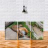 Quadro Decorativo 55x110 tigre deitado - 2