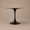 Ver imagem 6 de Mesa de Jantar Redonda Saarinen Basic 110cm Preta Design Moderno