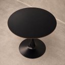 Ver imagem 5 de Mesa de Jantar Redonda Saarinen Basic 110cm Preta Design Moderno