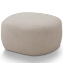 Ver imagem 5 de Kit 02 Puffs Decorativo Orgânico para Sala de Estar Living Barolo L06 Bouclê Bege - Lyam Decor