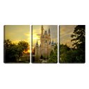 Ver imagem 1 de Quadro Decorativo 45x96 castelo real encantado
