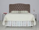 Ver imagem 3 de Cabeceira de Cama Box Casal 138 Cm Dunas Casavezi Suede Veludo Marrom
