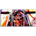 Ver imagem 1 de Quadro Decorativo 45x96 eddy no avião iron maiden