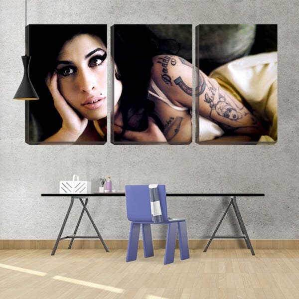 Quadro Decorativo 45x96 cantora ammy winehouse - 2