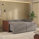 Ver imagem 2 de Sofá Cama Retrátil e Reclinável 3 Lugares 200cm Jequitibá CabeCasa MadeiraOriginals