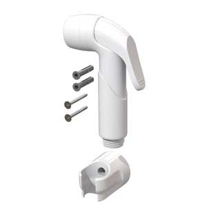 Kit Ducha Higiênica com Suporte Cor Branco Durín