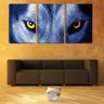 Quadro Decorativo 45x96 olhar de lobo feroz - 2
