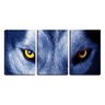 Quadro Decorativo 45x96 olhar de lobo feroz - 1