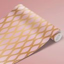 Ver imagem 4 de Papel de Parede Ondulado Rose Gold Arte Destaque 3,50 Metros