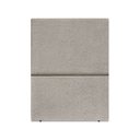 Ver imagem 2 de Cabeceira Estofada Solteiro Luna 90cm Boucle Bege Escuro