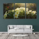 Ver imagem 2 de Quadro Decorativo 30x66 pequenas flores brancas