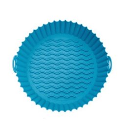 Protetor Forma Para Air Fryer Silicone Reutilizável - Azul - 1