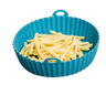Protetor Forma Para Air Fryer Silicone Reutilizável - Azul - 5